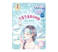 Kose Clear Turn Uruuru BOMB - Maschera facciale, 7 pezzi