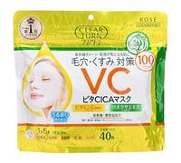 Kose Clear Turn Vita Cica - Maschera viso - 40 fogli