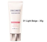 Kose - DECORTE Sun Shelter Tone Up CC UV Primer SPF 50+ P 01 Light Beige - 35g