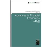 Kose John Advances in Financial Economics (Copertina rigida)