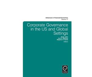 Kose John Corporate Governance in the US and Global Settings (Copertina rigida)