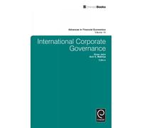 Kose John International Corporate Governance (Copertina rigida)
