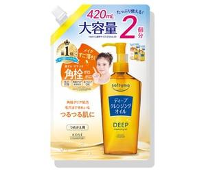 Kose - Softymo Cleansing Oil Refill Jumbo Deep - 420ml