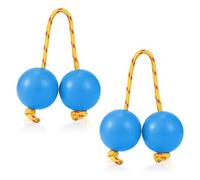 Koshkash, 2 Paia Di Aslatuas Rhythm Balls, Rhythm Sand Balls Kashaka Jitterbugs, Strumenti A Percussione Africani Azionati A Mano Per Adulti E Ragazzi Alle Prime Armi Che Possono Suonare Facilme,Blue