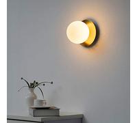 KOSILUM G9 IP20 - Lampada da soffitto o applique in vetro bianco caldo