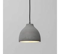 Kosilum - Lampadario a sospensione Exo, IP20, colore: Grigio cemento Compatibile con A, B, C, D, E, 220/230 V, 50/60Hz, 1 x Max 60 W.