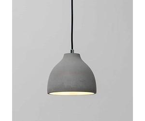 Kosilum - Lampadario a sospensione Exo, IP20, colore: Grigio cemento Compatibile con A, B, C, D, E, 220/230 V, 50/60Hz, 1 x Max 60 W.
