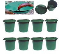 Kosinso 8 trappole per lumache da giardino, per lumache, per il giardino, per lottare contro le lumache in modo sicuro e altamente efficiente con attrezzi per scavo e guanti