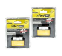 Kosinso Syngas OBD Fuel Saver, 2 pezzi Power Upgrade Pro per auto, potenziamento della coppia con Play e Plug, 25% in più di coppia e 35% in più di potenza, universale per veicoli a benzina (giallo)