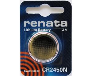Kosiy 2PC Renata CR2450N Lithium Battery 3V - Swiss Made