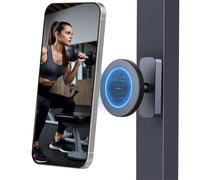 KOSLEOW Supporto Magnetico per Cellulare Universale 360°, Doppia Base con Magneti N52 per Palestra, Auto, Casa Compatibile con iPhone 12-16 e Tutti i Smartphone 4.7-6.9"