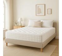 Kosmi Materasso 29 cm - molle insacchettate e schiuma tri-ibrida - 9 zone di comfort - Home Ultra-soffice, consegnato arrotolato sotto vuoto, dimensioni 140 x 190 / 160 x 200 / 180 x 200 cm (140 x 190