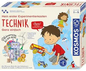 Kosmos 602291 La mia Prima Tecnica Scatola per esperimenti - Molto Semplice, .giocosi per Piccoli ricercatori, Scatola per esperimenti per Bambini dai 5 agli 8 Anni in su