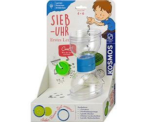 Kosmos 602338 Primo apprendimento: setacciare, separare, misurare Il Tempo, per Bambini dai 4 Anni in su, Set di ricercatori, Giocattoli educativi per Interni ed Esterni, Set di esperimenti per