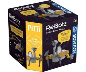 Kosmos 602581 ReBotz - Pitti Il Walking Boot, Mini Robot da Costruire, Giocare e Collezionare per Una Corsa Robo, Giocattolo robotico, Kit per esperimenti per Bambini dagli 8 ai 12 Anni