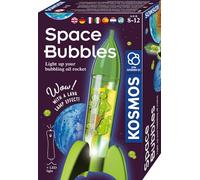 KOSMOS 617356 Space Bubbles, Mini lampada a razzo fai da te, kit per esperimenti per bambini a partire dagli 8 anni, esperimento di accompagnamento, pensierino per il compleanno dei bambini,