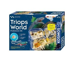 KOSMOS 617547 Triops World, Life from Prehistoric Times. Explore prehistoric crustaceans, complete set with extra-large tank, experiment kit, multilingual instructions (INT)