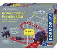 Kosmos 621032 Roller Coaster Costruzione, Esperimenti rapidi con la gravità, costruzione di montagne russe e tentativi di avviare, scatola di sperimentazione per bambini da 8 a 12 anni di fisica, multicolore
