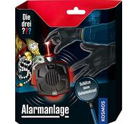 Kosmos 630621 - Sistema di Allarme, con sensore di Movimento e rilevatore di Vibrazioni, Set Detective, equipaggiamento Agente, Giocattolo per Bambini a Partire dagli 8 Anni, Nero