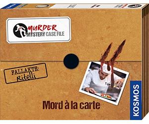 Kosmos 683276 Murder Mystery Case File - Mord a la Carte, Gioco Criminale con Materiale di Prova e Suggerimenti, risolvi Un emozionante Caso Criminale, Gioco di Festa, Gioco di società a Partire dai
