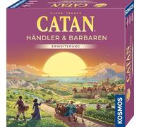 Kosmos 685140 Catan - Händler & Barbaren, Erweiterung zu Catan - Das Spiel, Brettspiel für 3-4 Personen ab 10 Jahre, Familienspiel, Nur spielbar mit Basisspiel, Siedler von Catan