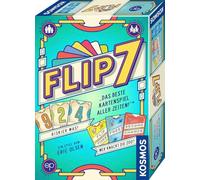 Kosmos 685430 Flip 7, gioco di carte con principio Black Jack veloce e semplice, per 3-18 persone dagli 8 anni, gioco per grandi gruppi, edizione tedesca