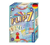 Kosmos 685430 Flip 7, gioco di carte con principio Black Jack veloce e semplice, per 3-18 persone dagli 8 anni, gioco per grandi gruppi, edizione tedesca