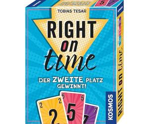Kosmos 741860 Right on Time, Il Secondo Posto Vince, Gioco di Carte Veloce per 2-5 Persone dai 10 Anni in su
