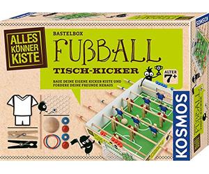 Kosmos AllesKönnerKiste 604479 - Set Fai da Te per Ragazzi e Ragazze dai 7 Anni in su, Set Completo per Fai da Te, Costruire e Giocare a Calcio da Tavolo
