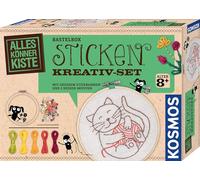 Kosmos AllesKönnerKiste 604691 - Kit Creativo per Ricamo per Bambini a Partire da 8 Anni e Principianti, Belle Immagini da Ricamo per Bambini, Regalo per Ragazze e Ragazzi, Set Creativo