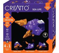 Kosmos Creatto Wasserwelt 3591 - Set di Puzzle 3D per Pesce, Tartaruga, Granchio, Razze, Decorazioni Creative, 43 Pezzi, 25 Pezzi