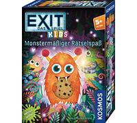 Kosmos- Exit-Das Spiel-Kids Monstermäßiger Rätselspaß Escape Room Gioco, Colore Nero, 683733