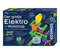 Kosmos-Il Grande Laboratorio Elettrico Scatola per esperimenti, Colore Black, 42 x 29.5 x 6.4 cm, 620820