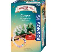 Kosmos La Scuola di Animali Magici - Caspar, con Magiche Perline UV, Kit Fai da Te in Perline UV con Effetto Cambio di Colore, Esperimenti sui Raggi UV, Scatola per esperimenti per Bambini a Partire