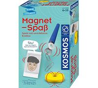 Kosmos Magnet-Spaß: Male mit Magnet- Stab und Eisenpulver