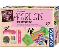 Kosmos- Perlen weben Natale Telaio 2 in 1, Colore Kit per bricolage, Piccolo, 604387