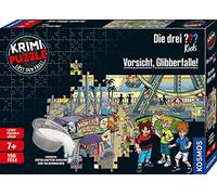 Kosmos- Puzzle Criminale: i Tre Kids - Vorsicht, Glibberfalle Die DREI Bambini Crimini, Colore Nero, Medium, 683474