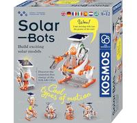 KOSMOS 620677 Solar Bots, Costruisci 8 modelli solari, kit per robot con azionamento a energia solare, cella solare con motore, scatola per esperimenti per bambini dagli 8 ai 12 anni, istruzioni