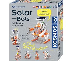 KOSMOS Solar Bots, Energia Solare Robot, 8 modelli solari, kit per robot alimentati a energia solare, kit sperimentale per bambini dagli 8 ai 12 anni, istruzioni in italiano da scaricare