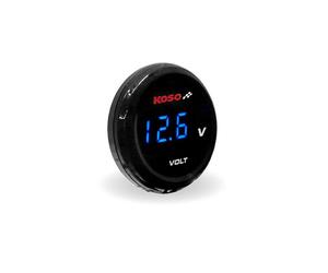 KOSO Coin Voltmeter Misuratore Di Tensione Universale Per Moto Scooter Quad