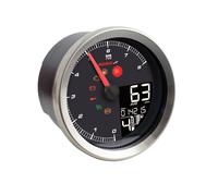 KOSO, HD-01-04 Tachimetro/contagiri da 95 mm. Argento 11-24 Softail; 12-17...