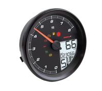 KOSO, HD-05 Tachimetro/contagiri. Cornice nera 11-17 (NU) Softail; 14-22...