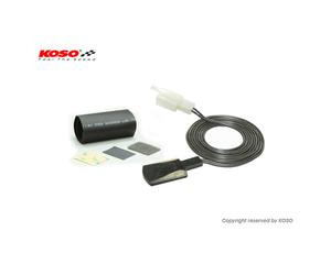 KOSO Riscaldatore a pollice per maniglie di riscaldamento, nero