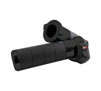 KOSO, set di manopole riscaldate Titan-X. Nero 96-22 H-D con doppi cavi dell'...