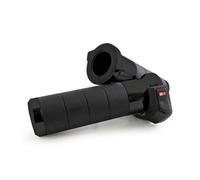 KOSO, set manopole riscaldate Titan-X. Nero 08-25 H-D con acceleratore elettr...