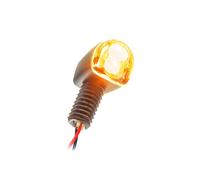 KOSO Universale Moto LED Indicatori NANO Nero Opaco E-Approved