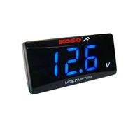 KOSO, voltmetro digitale super sottile. Cifre blu universale