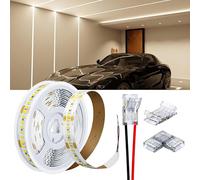 KOSOOM 5 m Pro LED Striscia 100 W 4000K Bianco Naturale DC24 V Autoadesiva Striscia LED Dimmerabile, 11140 lm, SMD2835 con 1190 LEDs, Luci a Nastro alta Luminosità, con adesivo