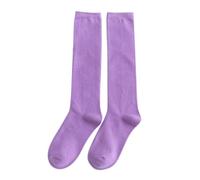 kosopse Calzini uomo 39-42 stampa antivento, calze tubolari medie, calze lunghe in cotone bambino bambino, Lilla, Taglia unica