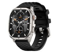 KOSPET P10 GPS Smartwatch Uomo Donna, Schermo AMOLED da 1.96", Autonomia fino a 50 Giorni, Impermeabile 5ATM, Monitoraggio Salute Frequenza Cardiaca e Sonno, Compatibile con Android e iOS (Argento)
